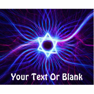 Fractal Plasma Magen David Cutout