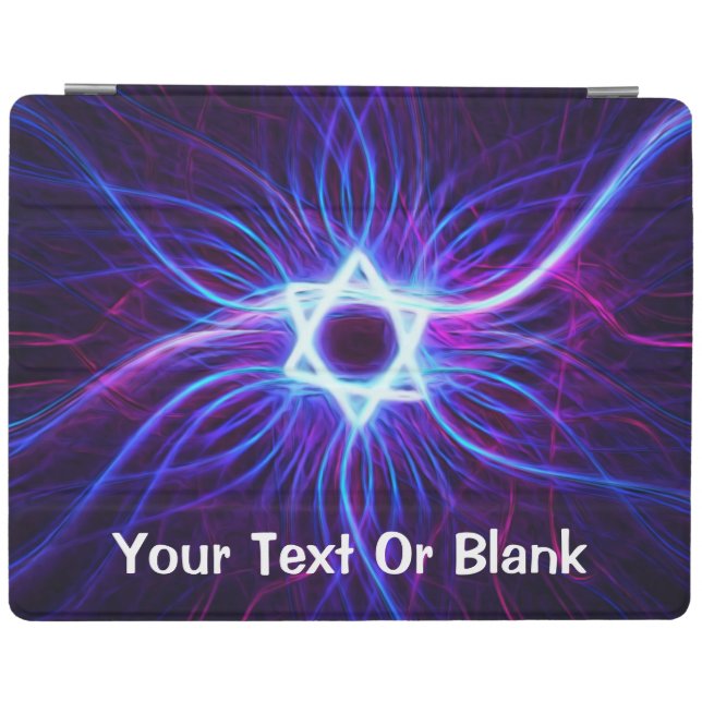 Fractal Plasma Magen David iPad Smart Cover (Horizontal)