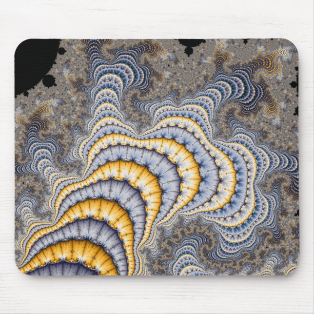 Fractal Plates - Fractal Mouse Pad (Front)