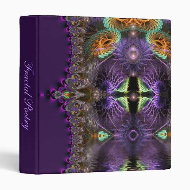 Fractal Poetry Binder (Front/Spine)