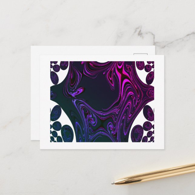 Fractal Postcard (Front/Back In Situ)