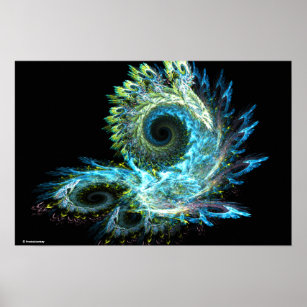 Cool Math Posters Photo Prints Zazzle Fractal Poster 07