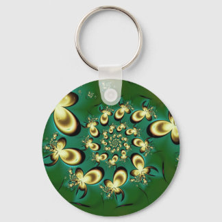 Fractal Print Keychain