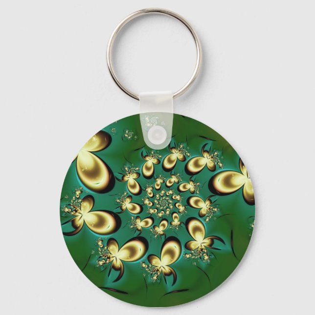 Fractal Print Keychain (Front)