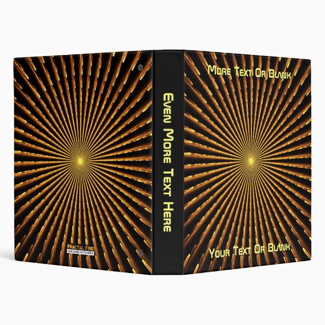 Fractal Pulsar 3 Ring Binder (Background)