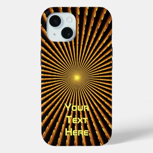 Fractal Pulsar iPhone 15 Case