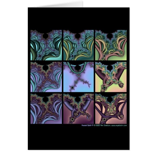 Fractal Quilt #7 Cards (Front)