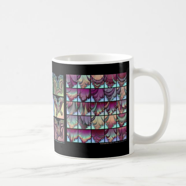 Fractal Quilt Mug 357 (Right)