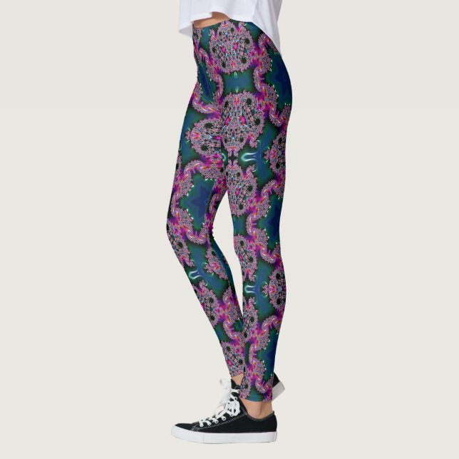 Fractal Radiance Leggings (Left)
