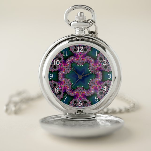 Fractal Radiance  Pocket Watch (Inside)