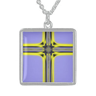 Fractal Resurrection Cross Necklace
