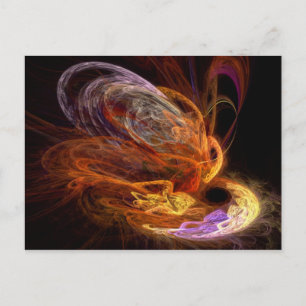 Fractal - Rise of the phoenix Postcard