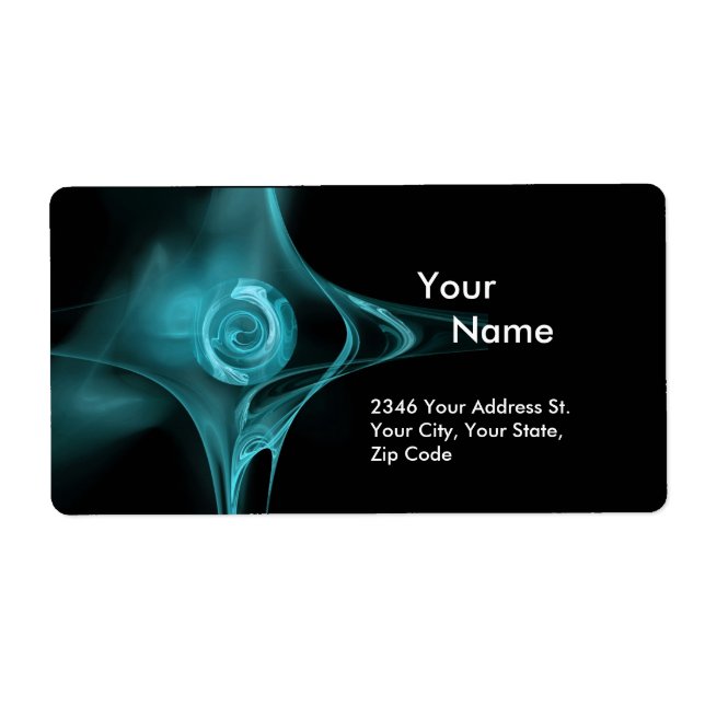 FRACTAL ROSE 1 Blue Black Label (Front)