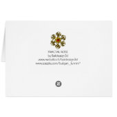 FRACTAL ROSE , pink purple Cards (Back Horizontal)