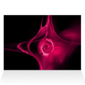 FRACTAL ROSE , pink purple Cards (Inside Horizontal (Top))