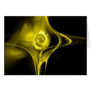 FRACTAL ROSE , yellow purple