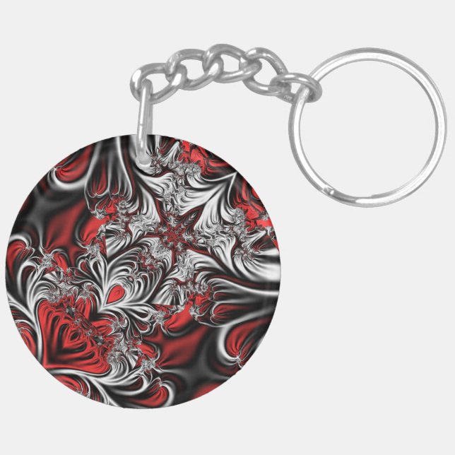 Fractal’s pattern keychain (Back Right)