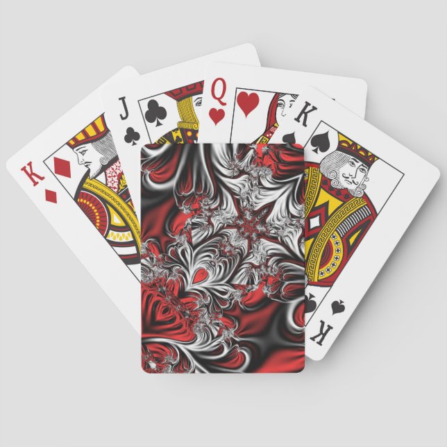 Fractal’s pattern poker cards (Back)