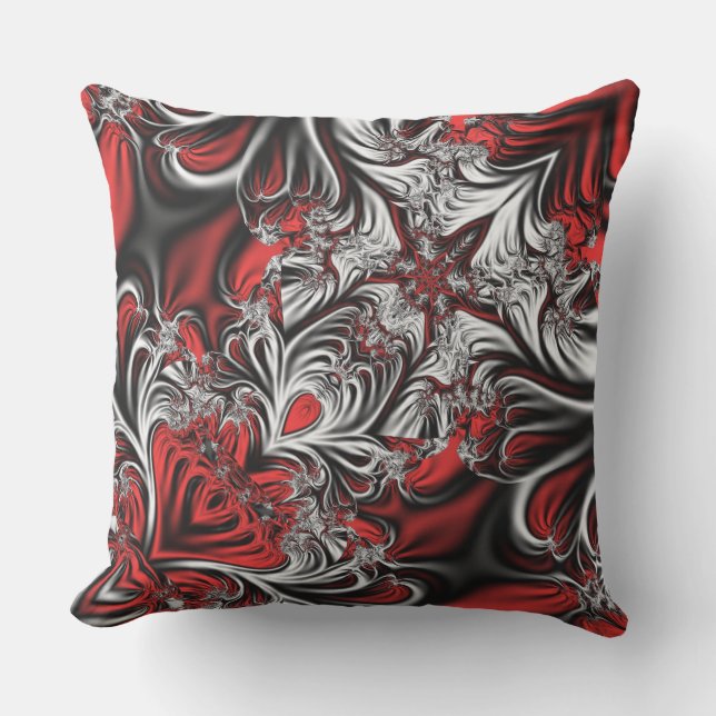 Fractal’s pattern throw pillow (Front)