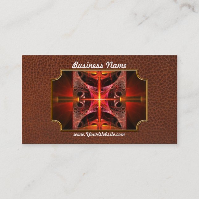 Fractal - Science - Cold Fusion Business Card (Front)