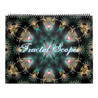Fractal Scopesia 12 Month Mandala Calendar