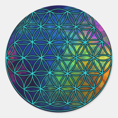 Fractal Seed of Life Sacred Geometry Sticker