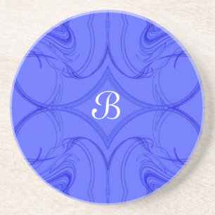Fractal Series-13---Blue coaster--1 of Drink Coaster