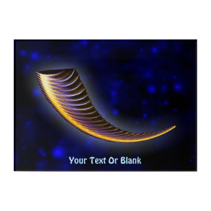 Fractal Shofar Acrylic Print