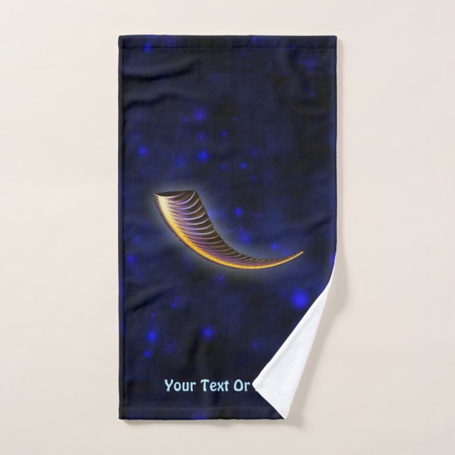 Fractal Shofar Hand Towel (Hand Towel)