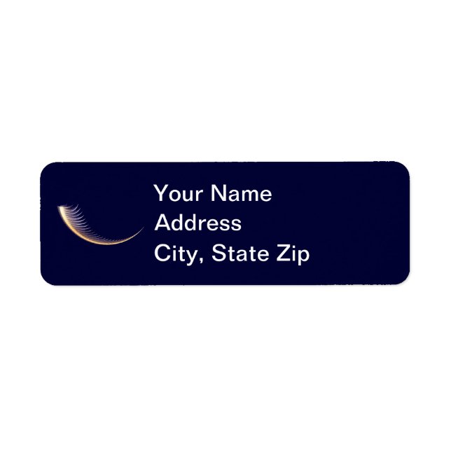 Fractal Shofar Label (Front)