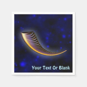Fractal Shofar Napkins