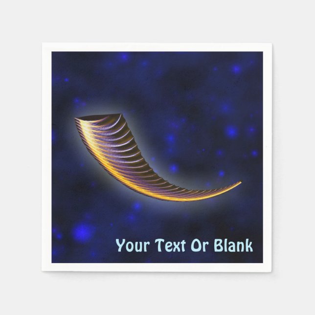 Fractal Shofar Napkins (Front)