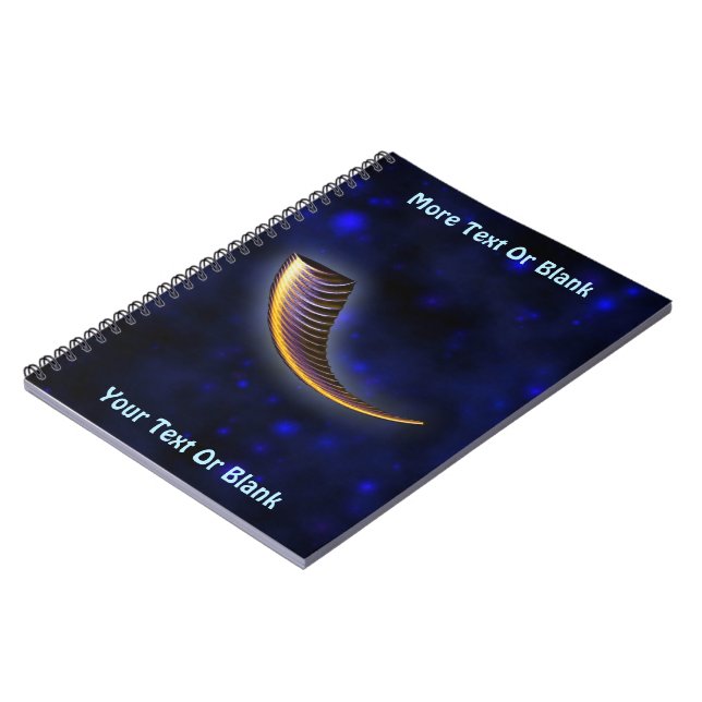 Fractal Shofar Notebook (Left Side)