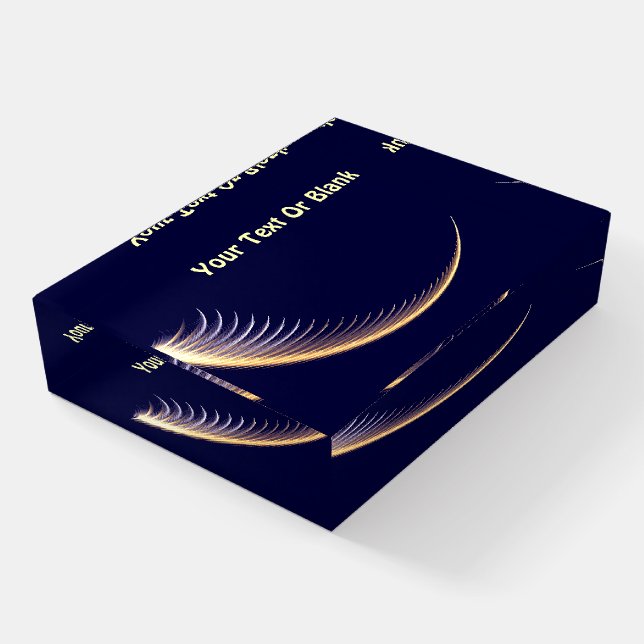 Fractal Shofar Paperweight (Angled)