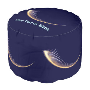 Fractal Shofar Pouf