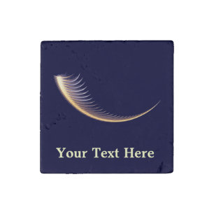 Fractal Shofar Stone Magnet