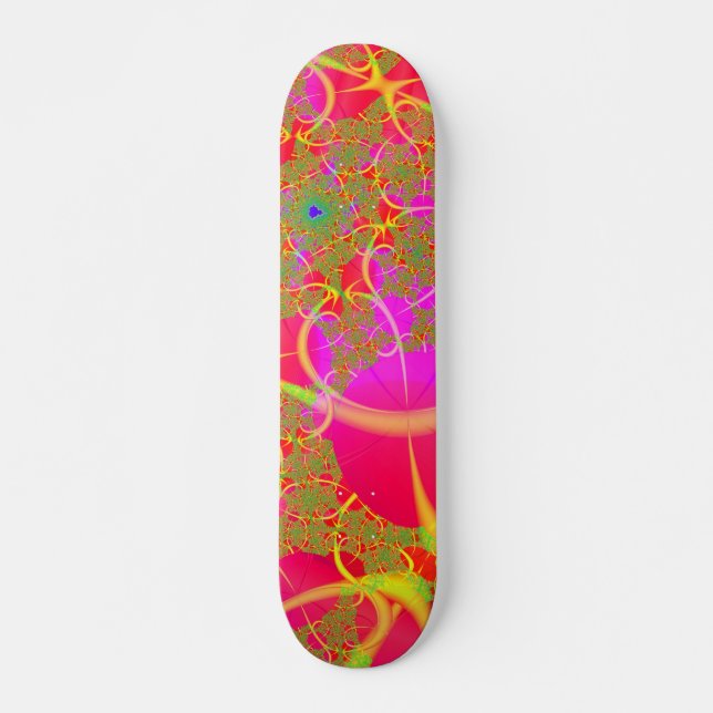 Fractal Skateboard Deck (Front)