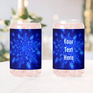 Fractal Snowburst Can Glass