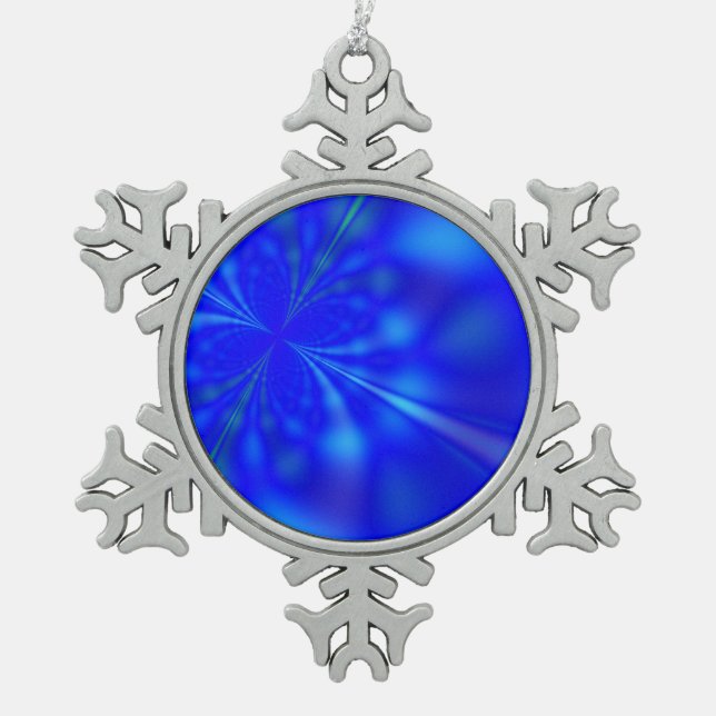 Fractal Snowflake Ornament (Front)