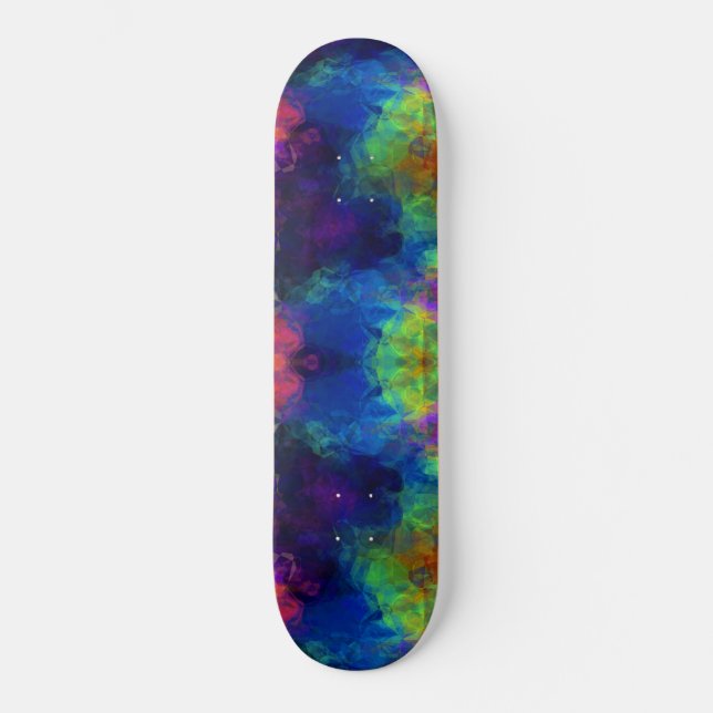 Fractal Space Longboard Long Board Sacred Geometry (Front)