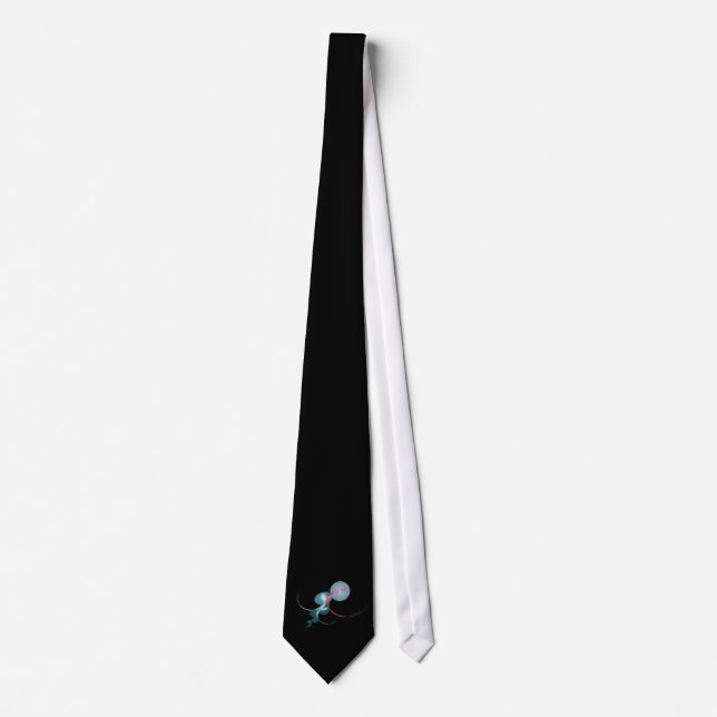 Fractal Sperm & Egg Neck Tie (Front)