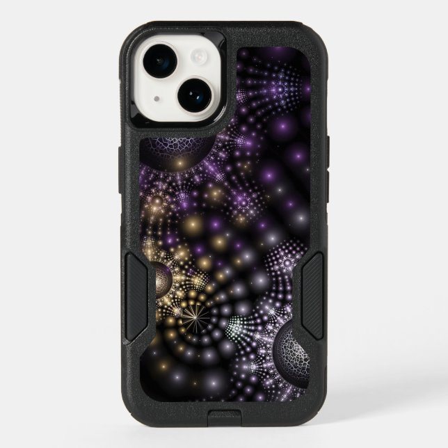 Fractal Sphere Art Mandala Universe iPhone Case (Back)