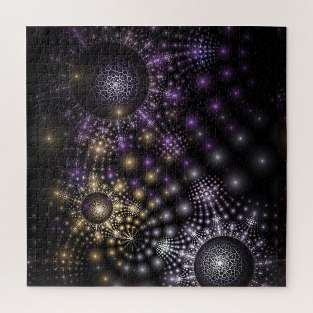 Fractal Sphere Art Mandala Universe Jigsaw Puzzle (Vertical)