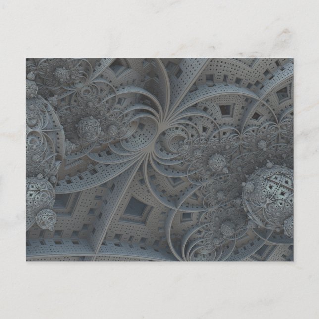 fractal spheres postcard (Front)