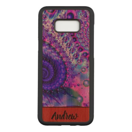 Fractal Spiral Carved Samsung Galaxy S8+ Case