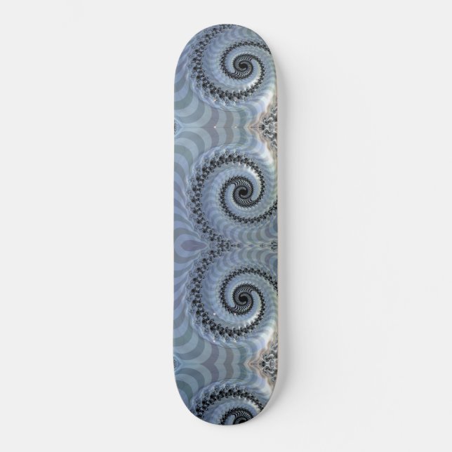 Fractal Spiral Elegance Skateboard (Front)