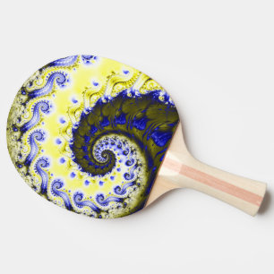 Fractal Spiral Ping Pong Paddle