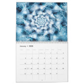 Fractal Spirals by Wolfepaw Calendar (Jan 2025)