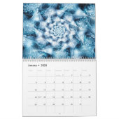 Fractal Spirals by Wolfepaw Calendar January Cvr (Jan 2025)