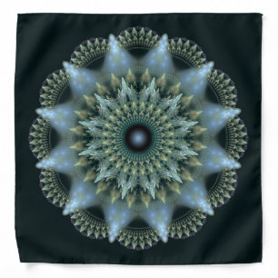 Fractal star brilliant ornament bandana